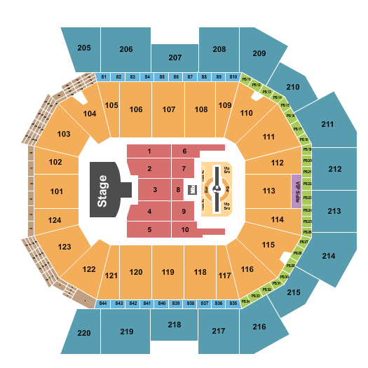 Moody Center ATX Justin Timberlake Seating Chart